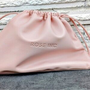 Rose Inc Makeup Drawstring Bag